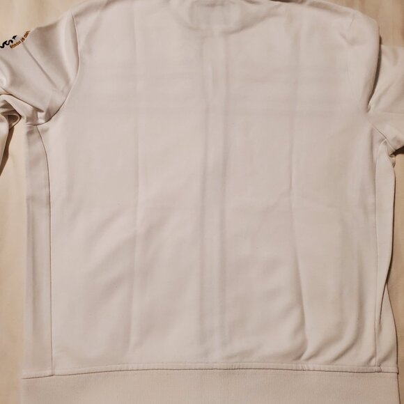 Express White Full Zip Track Jacket Mens Large - Picture 6 of 10